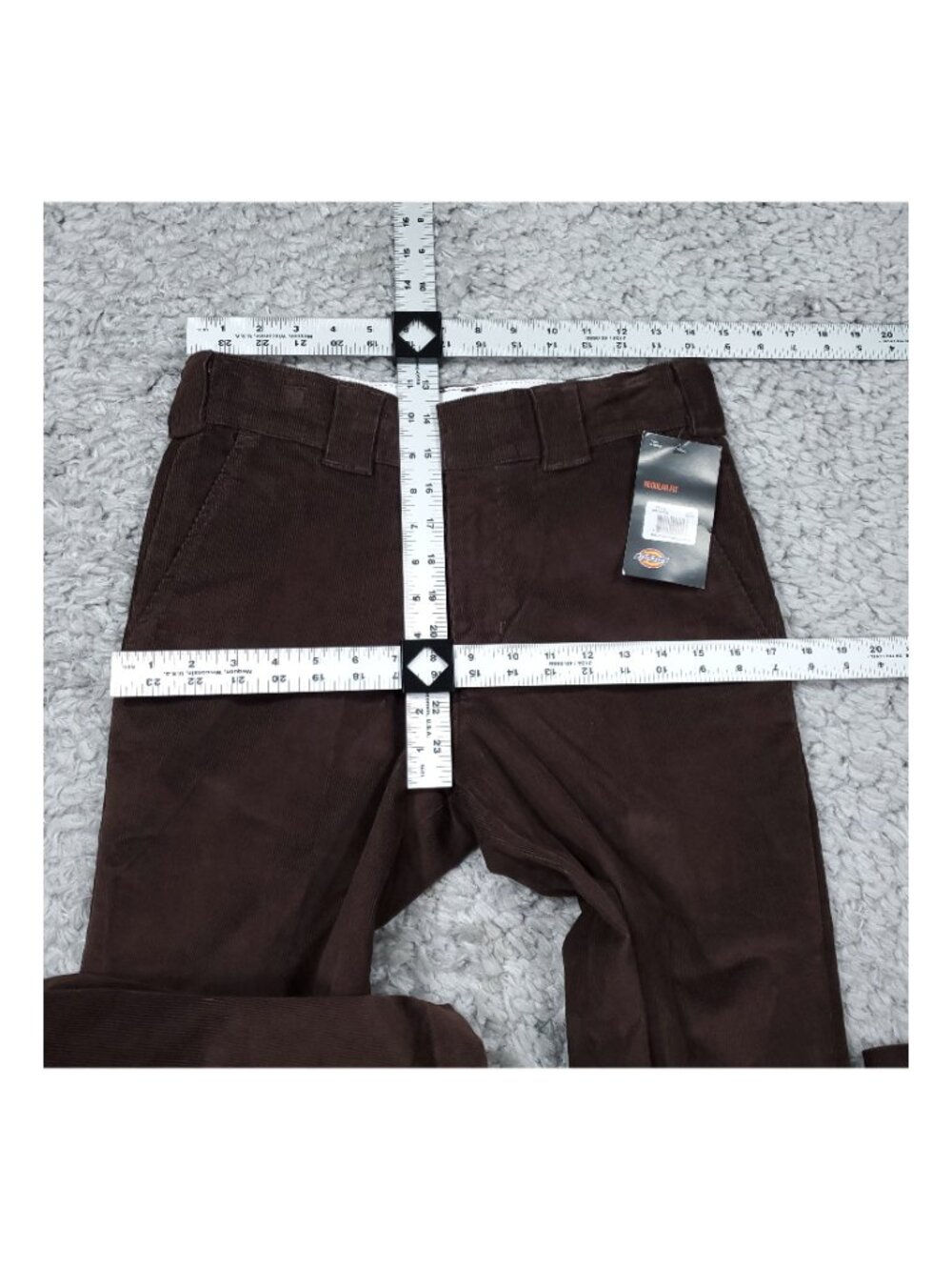 Dickies Corduroy Regular Fit Straight Leg Chino Pants Men's Size 28x32 Brown - Picture 6 of 7
